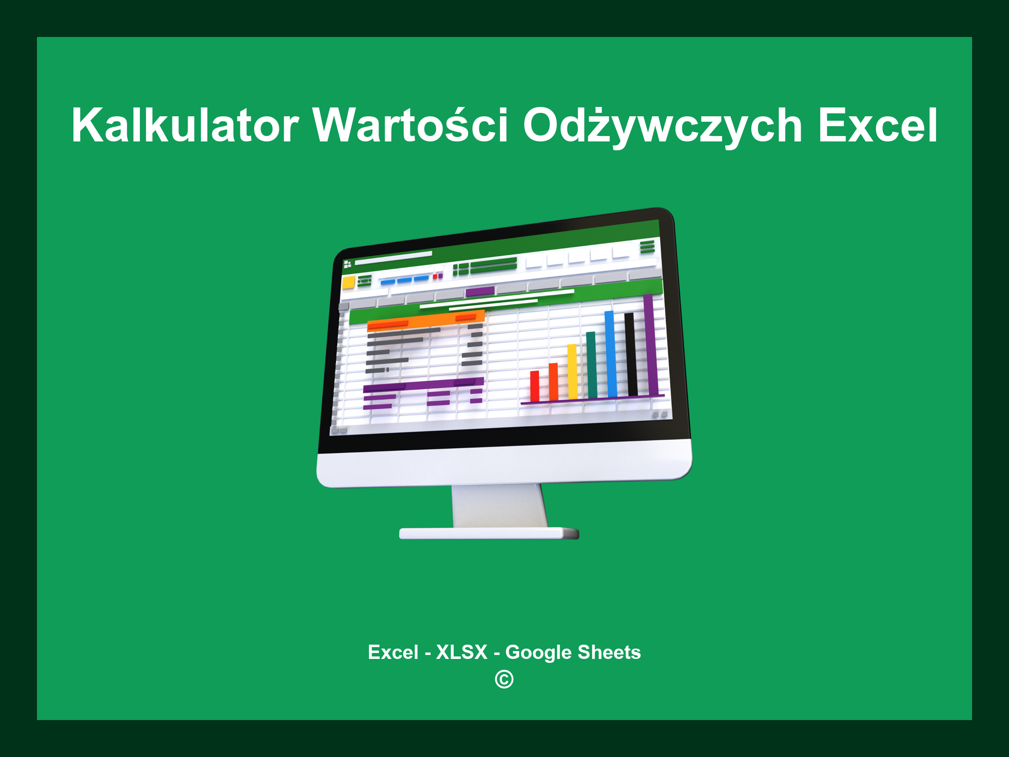 Kalkulator Wartości Odżywczych Excel