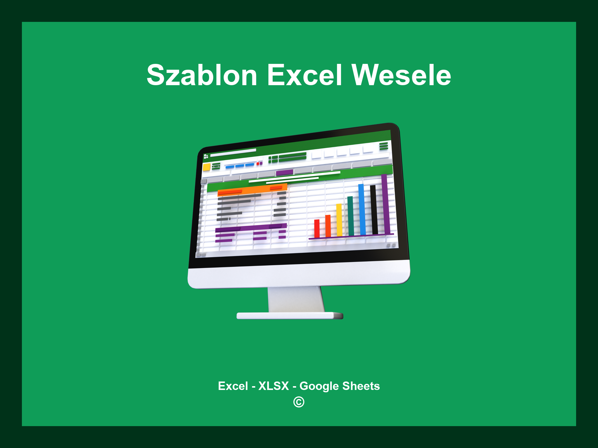 Szablon Excel Wesele